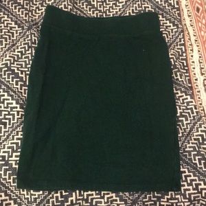 Green skirt